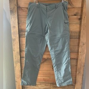 The North Face Women's Convertible Zip Off Hiking Outdoor Cargo Pants Size 14